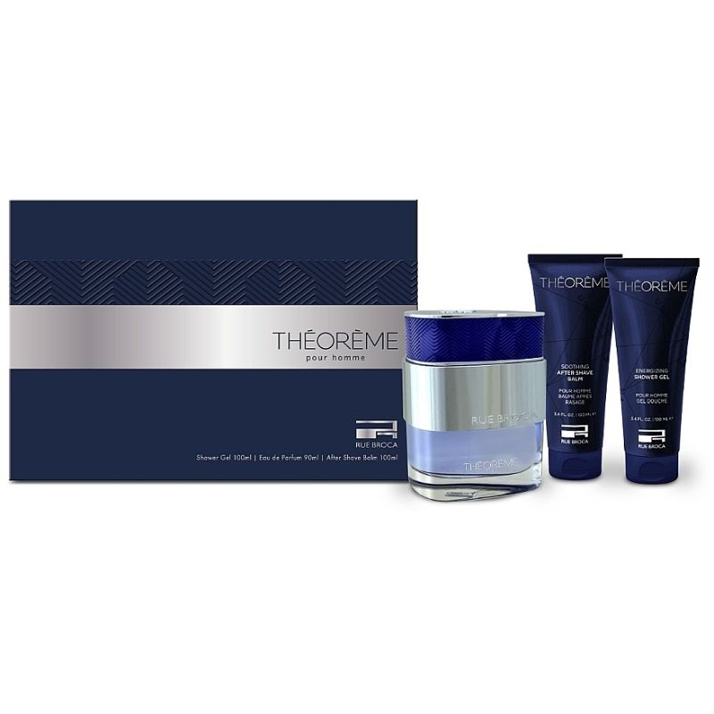 Afnan Rue Broca Theoreme Homme M Set - EDP 90 ml + a/s balm 100 ml + sh/gel 100 ml /2022