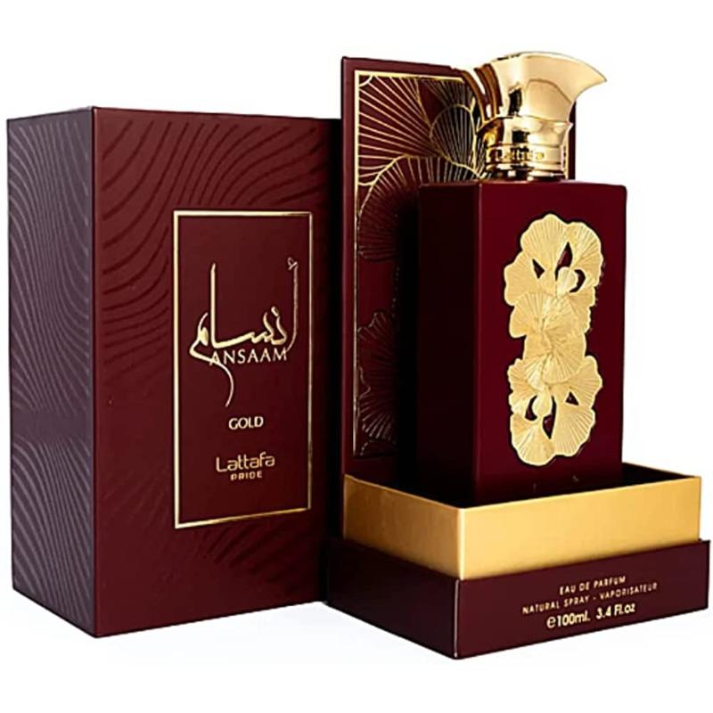 Lattafa Pride Ansaam Gold U Set - EDP 100 + deo spr 200 + EDP 20 ml + atomizer