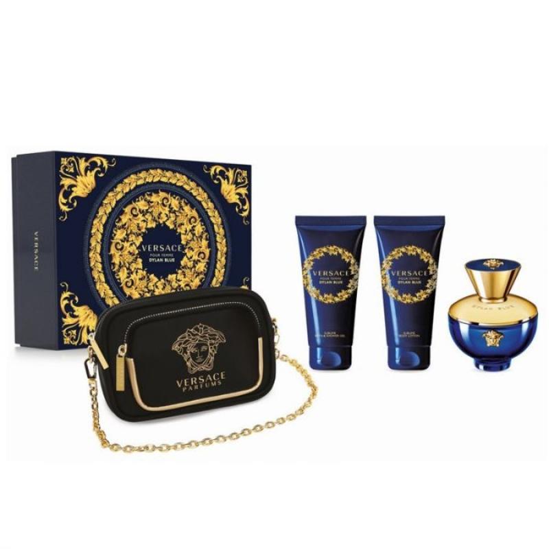 Versace Dylan Blue W Set - EDP 100 ml + b/lot 100 ml + sh/gel 100 ml + beauty case