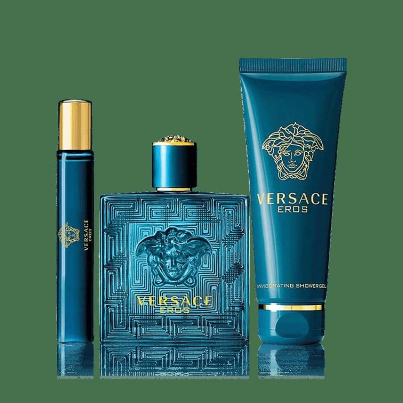 Versace Eros M Set - Parfum 100 ml + sh/gel 150 ml + EDP 5 ml /2021