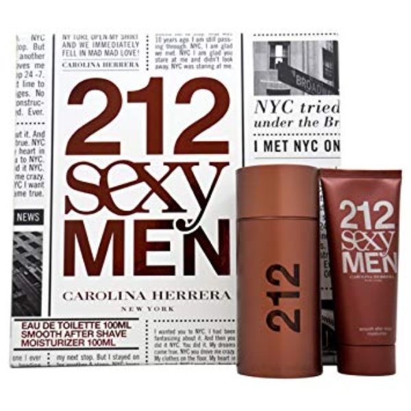 Carolina Herrera 212 Sexy Men M Set / EDT 100ml / after shave lotion 100ml