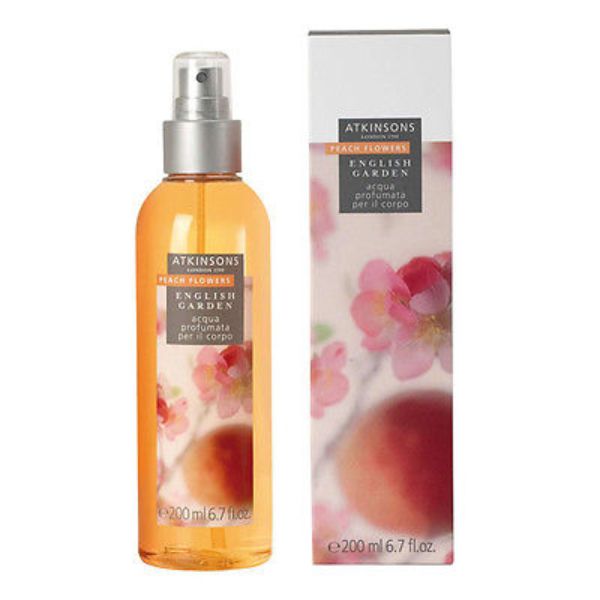 Atkinsons English Garden Peach Flowers perfumed body water W 200ml (Tester)