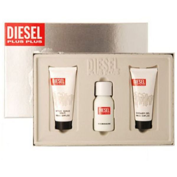 Diesel Zero Plus Masculine Set / EDT 75ml / after shave lotion 75ml / shower gel 150ml