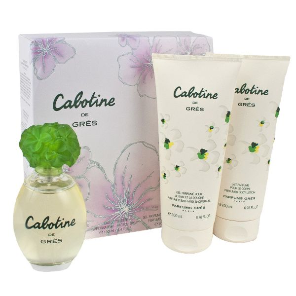 Gres Cabotine W Set / EDT 100ml / perfumed body lotion 200ml / perf shower gel 200ml